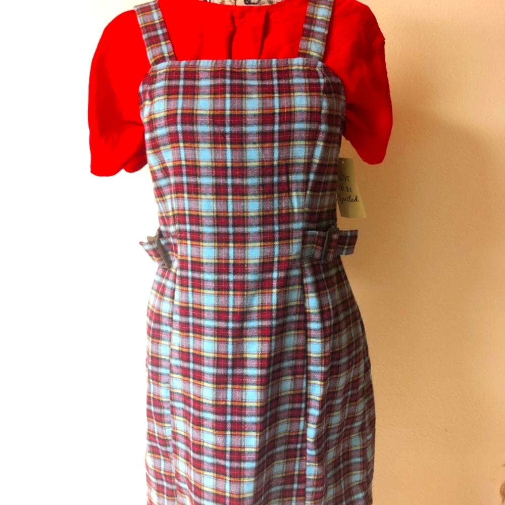🎄☃️Plaid dress, sz L ☃️🎄